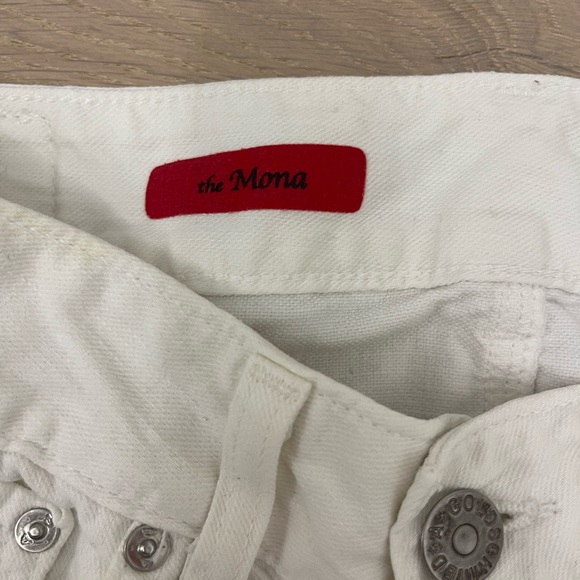 AG white bell bottom jeans. - Picture 4 of 7